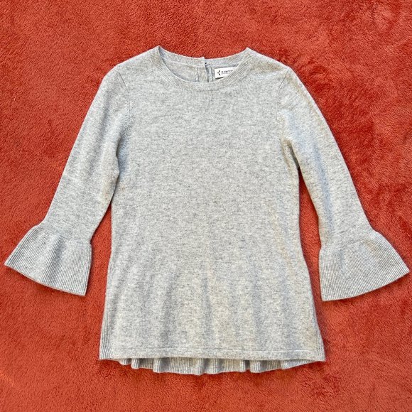 Nanette Lepore Tops - Nanette Lepore 2fly Cashmere ruffled sleeves top M